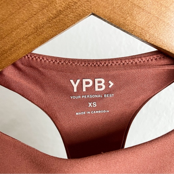 NWT Abercrombie & Fitch YPB SculptLux High Neck Corset Slim Tank Size XXS - Picture 7 of 12